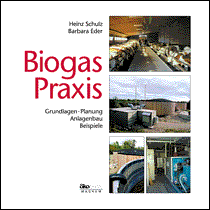 Titelseite des Buches "Biogas-Praxis"