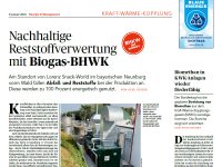 Nachhaltige Reststoffverwertung mit Biogas-BHWK